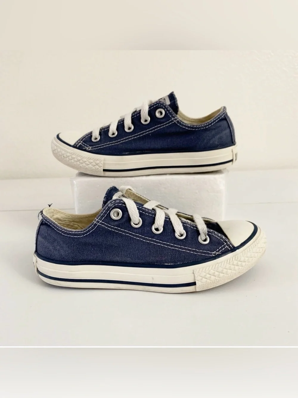 ▪️Converse Kid's Unisex Navy Blue CTAS Sneakers ~ 13